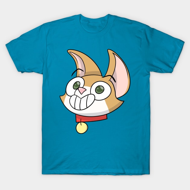 Cartoon Kitty Cat T-Shirt by Jamtastic